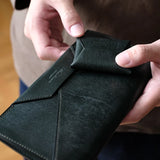 【限定3セット】封筒型長財布“Encase”&極小コインケース “Palm”/ブライドルレザー