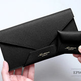 [Limited to 5 sets] Envelope-style long wallet "Encase" & ultra-compact coin case "Palm" / Epsom.