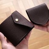 [Limited to 5 sets] Slim bi-fold wallet "Carriage" & slim coin purse "Undo" / Classico Buffalo