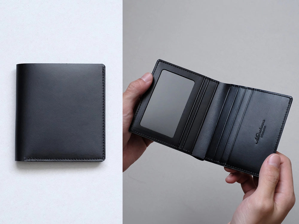 ☆世界に一つだけのオリジナル二つ折り財布 IDポケット付き二つ折り財布“Reveal” – munekawa