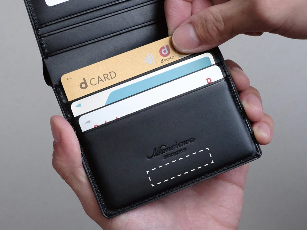 オプション：名入れ刻印+6,930円(税込)<br>
期間：1−2週間(完成品刻印)／名入れ刻印はこの位置に入ります<br>
<a style="text-decoration: underline; font-weight: bold;" href="https://munekawa.jp/products/namestamp">※詳細はこちらから必ずご確認ください</a>