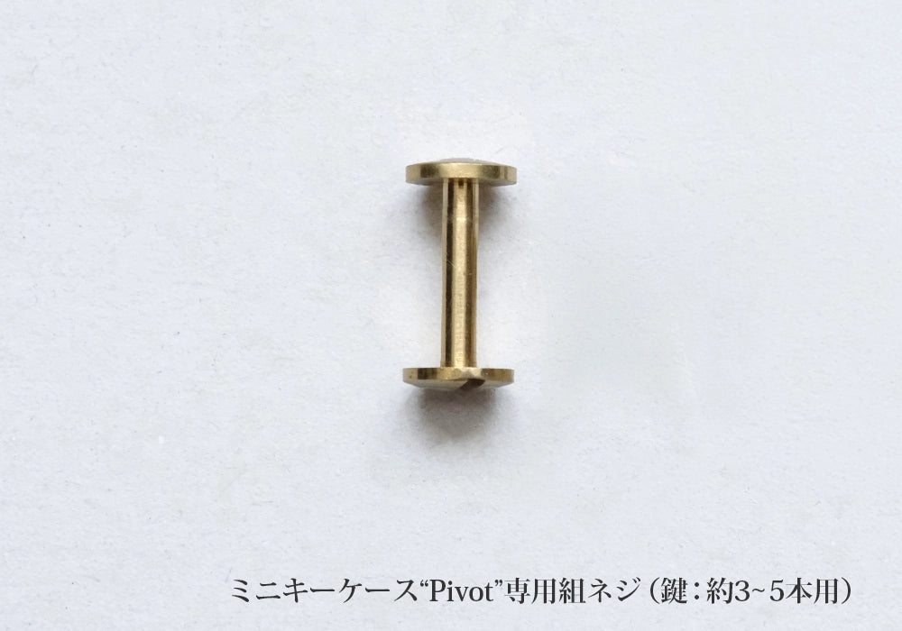 ミニキーケース“Pivot”専用組ネジ金具(追加用)