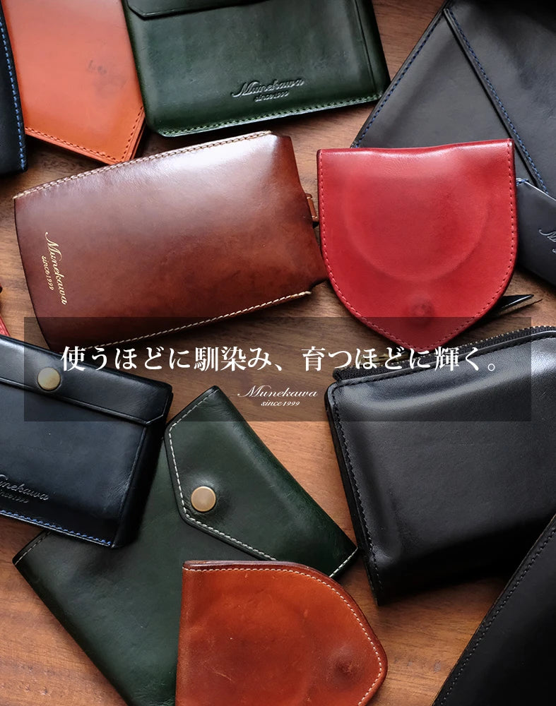 munekawa cram ダークグリーン L字ファスナー財布 “Cram” – munekawa munekawa cram ダークグリーン L字ファスナー財布 “Cram” – munekawa