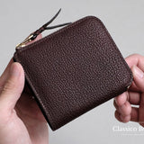 [Limited to 3] L-shaped zipper wallet "Cram" / Classico Buffalo