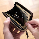 [Limited to 3] L-shaped zipper wallet "Cram" / Classico Buffalo