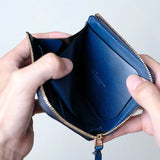 [Limited Reservation] L-shaped zipper wallet "Cram" (left-handed type)
