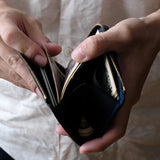 [Limited Reservation] L-shaped zipper wallet "Cram" (left-handed type)
