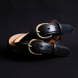 (上)ブラック・(下)ダークブラウン（ 黒に近いダークブラウン ）