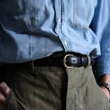 しなやかさと強度を失うことなく、自然と体に合わせて馴染んでいき、「自分の体にフィットするベルト」として長くお使いいただけます