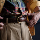[Pre-order] Leather Belt "Brass" / Maremma